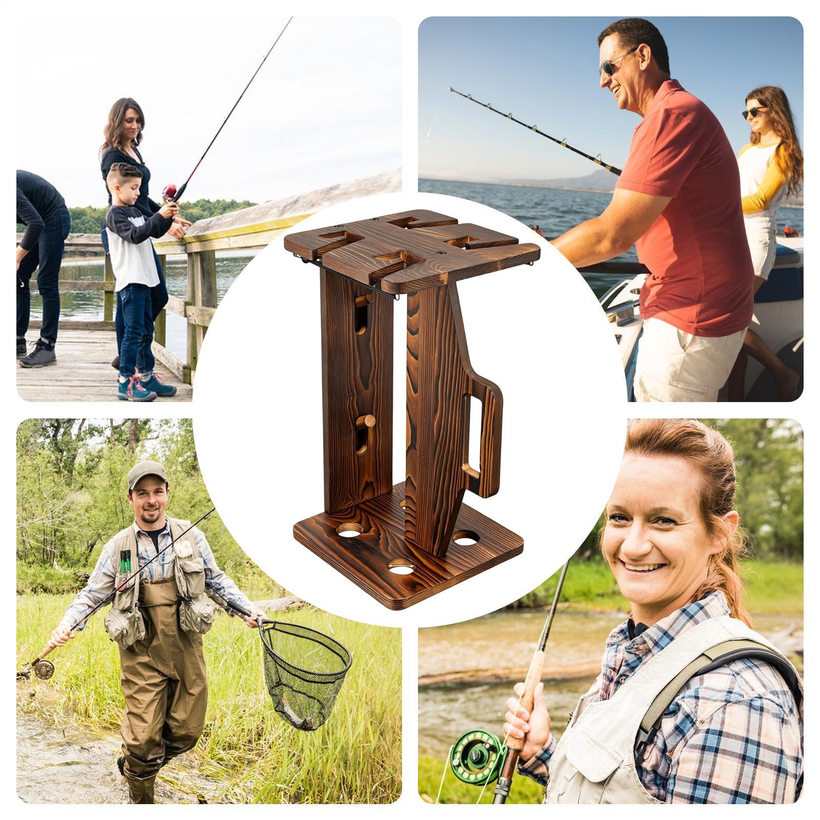 Fishing Rod Holder Wooden Port - огляд і ціна Fishing Rod Rack