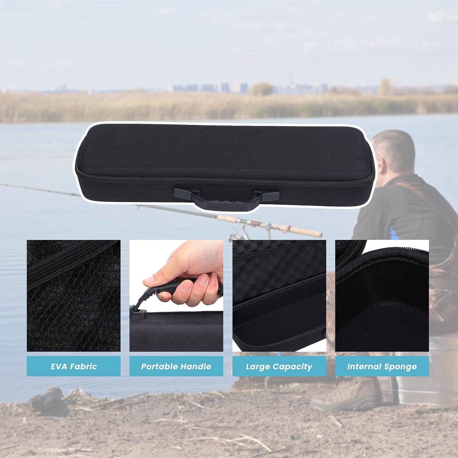 Fish Tackle Bag Portable EVA A - огляд і ціна Fishing Rod Case