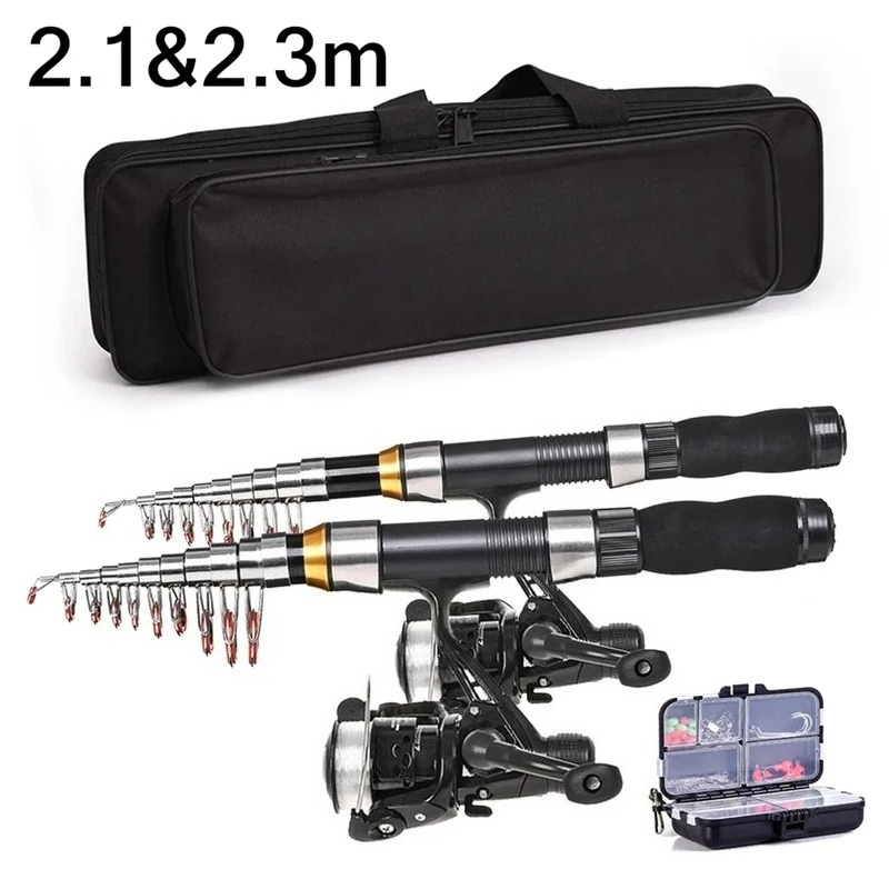 BRAVMAK 2.1/ 2.3 mTelescopic F - огляд і ціна Fishing Rod Spinning